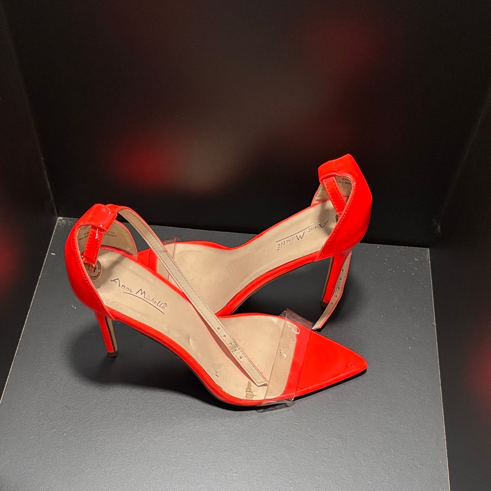 Anne Michelle Vibrant Red Heels